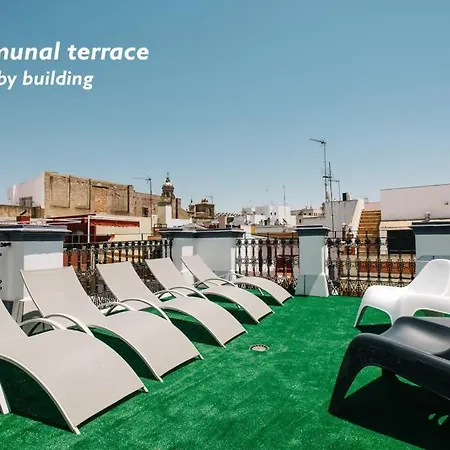 Hostly Rivero 2b Center-fibre-communal Terrace-parking Optional-cless Apartment
